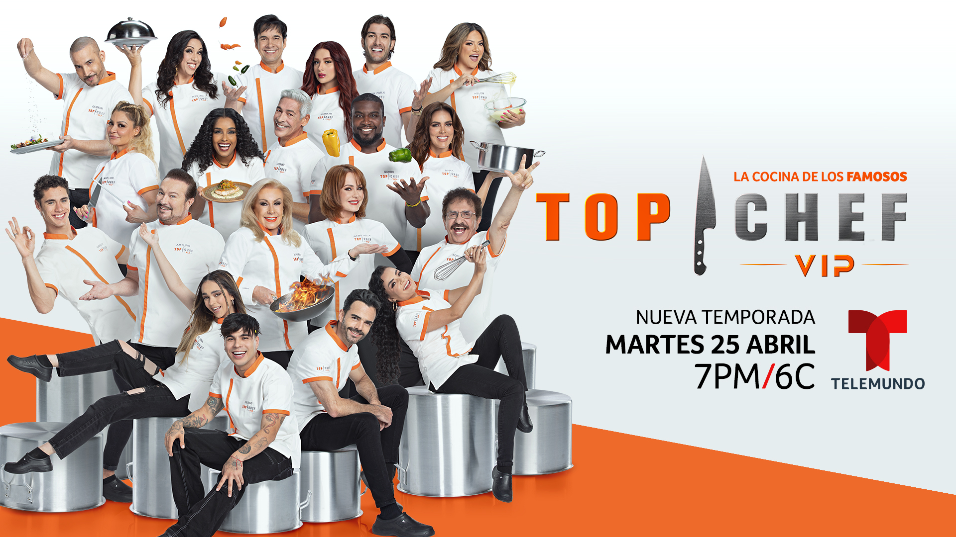 'TOP CHEF VIP’ ABRIRÁ SUS PUERTAS A 20 RECONOCIDAS PERSONALIDADES EN LA