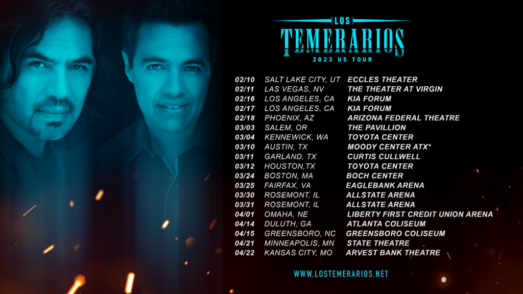 LOS TEMERARIOS“LOS TEMERARIOS 2023 US TOUR”CONCIERTO EN EL KIA FORUM